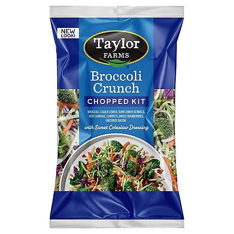 slide 1 of 1, Taylor Farms Broccoli Crunch Chopped Salad Kit Bag - 12.7 Oz, 12.7 oz