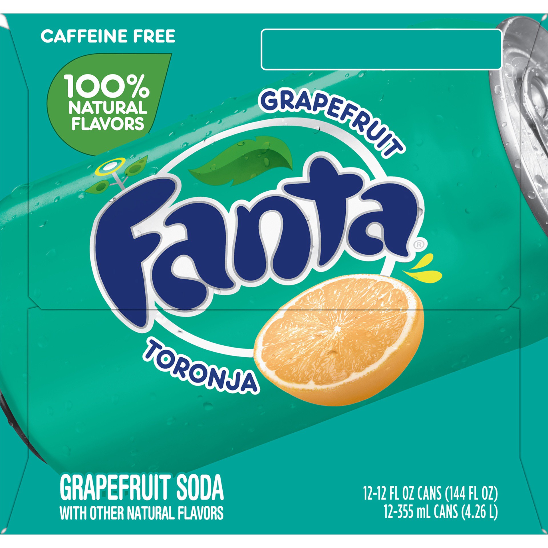 slide 2 of 8, Fanta Grapefruit, 12 ct; 12 fl oz