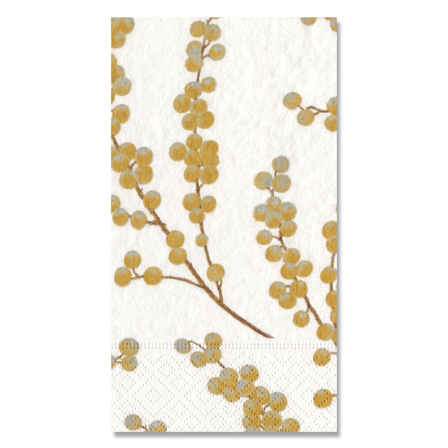 slide 1 of 1, Caspari Berry Branches Paper Guest Napkins, 15 ct