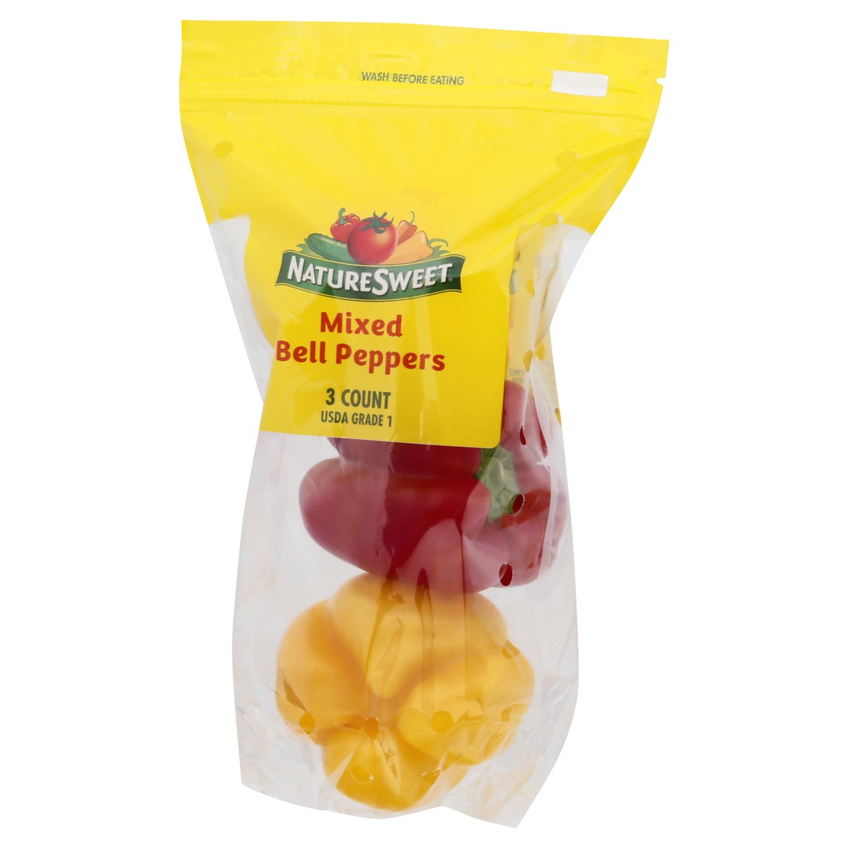 slide 5 of 8, NatureSweet Mixed Bell Peppers 3 ea, 3 ct