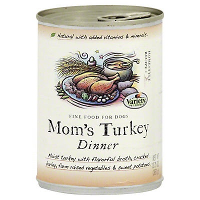slide 1 of 1, Homestyle Variety Mom's Turkey Dinner Dog Food, 12.75 oz