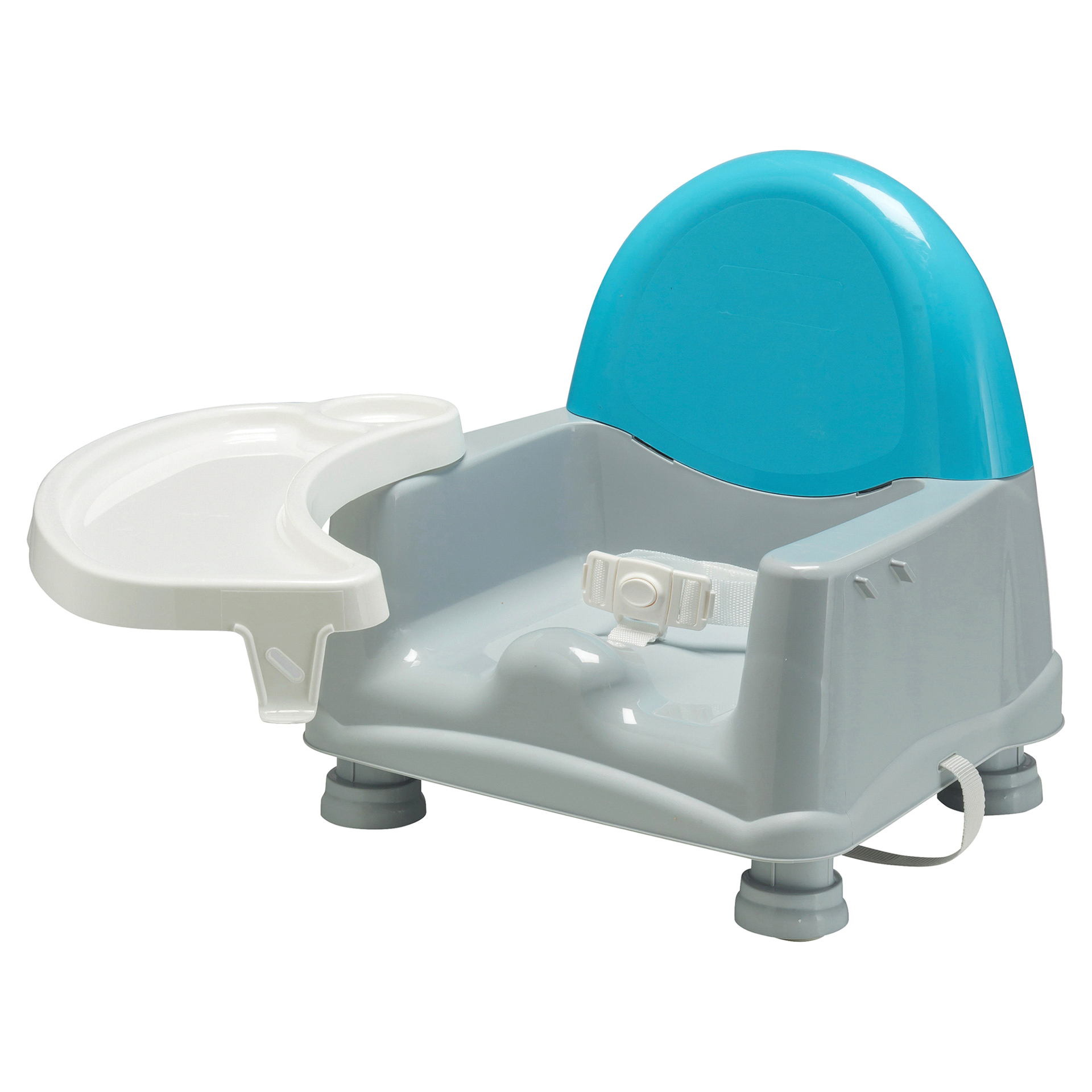 slide 9 of 9, Safety 1st Easy Care Swing Tray Feeding Booster, Lakeside, 1 ct