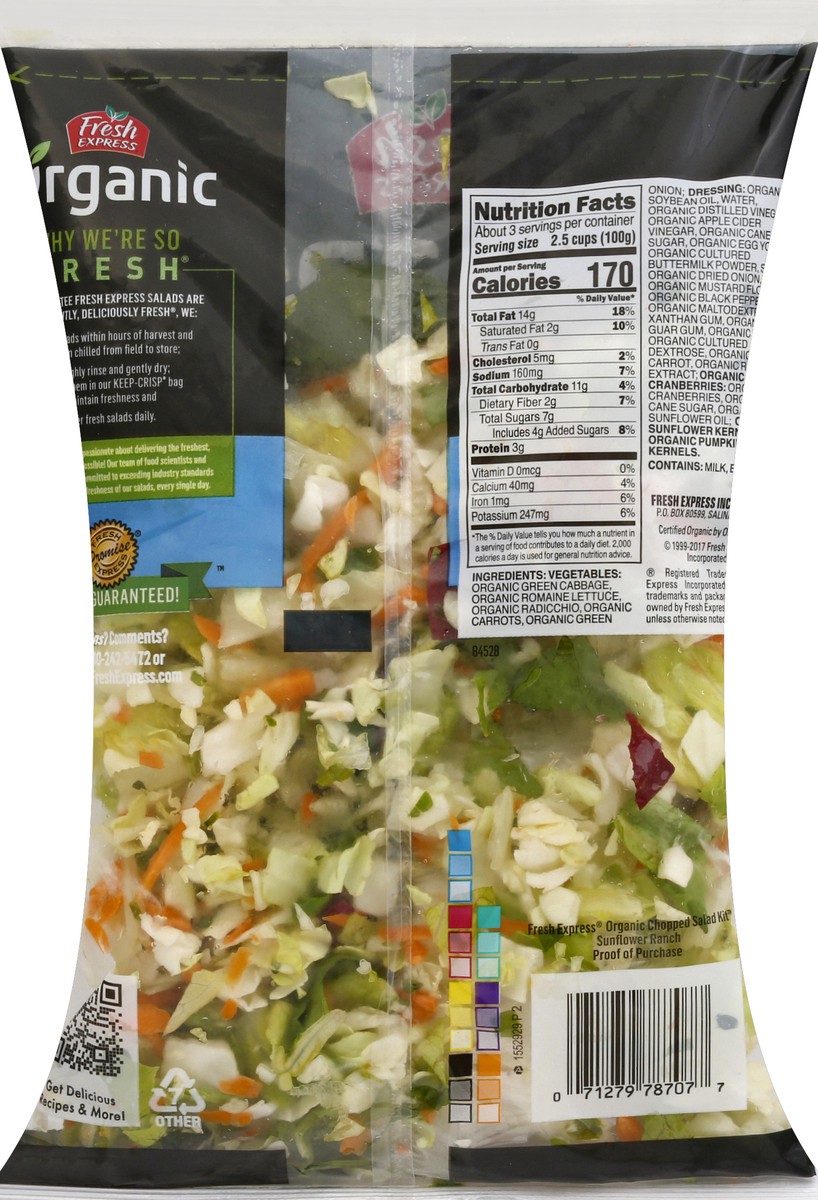 slide 2 of 8, Fresh Express Sunflower Ranch Salad, 1 ct