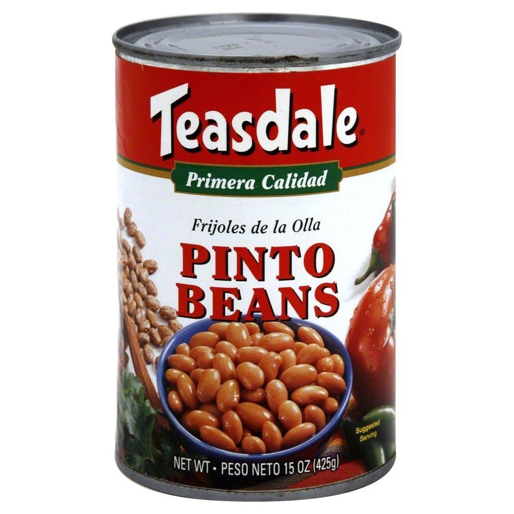 slide 1 of 1, Teasdale Pinto Beans, 15 oz