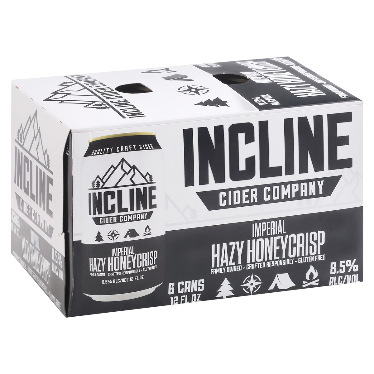 slide 6 of 9, Incline Cider Company Gluten Free Imperial Hazy Honeycrisp Cider 6 - 12 fl oz Cans, 6 ct; 12 fl oz