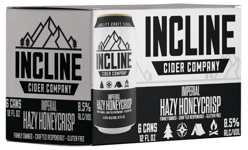 slide 1 of 1, Incline Cider Company Imperial Hazy Honeycrisp Hard Cider, 6 ct; 12 fl oz