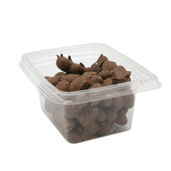 slide 1 of 1, Hy-Vee Chocolaty Double Dipped Peanuts, 10 oz