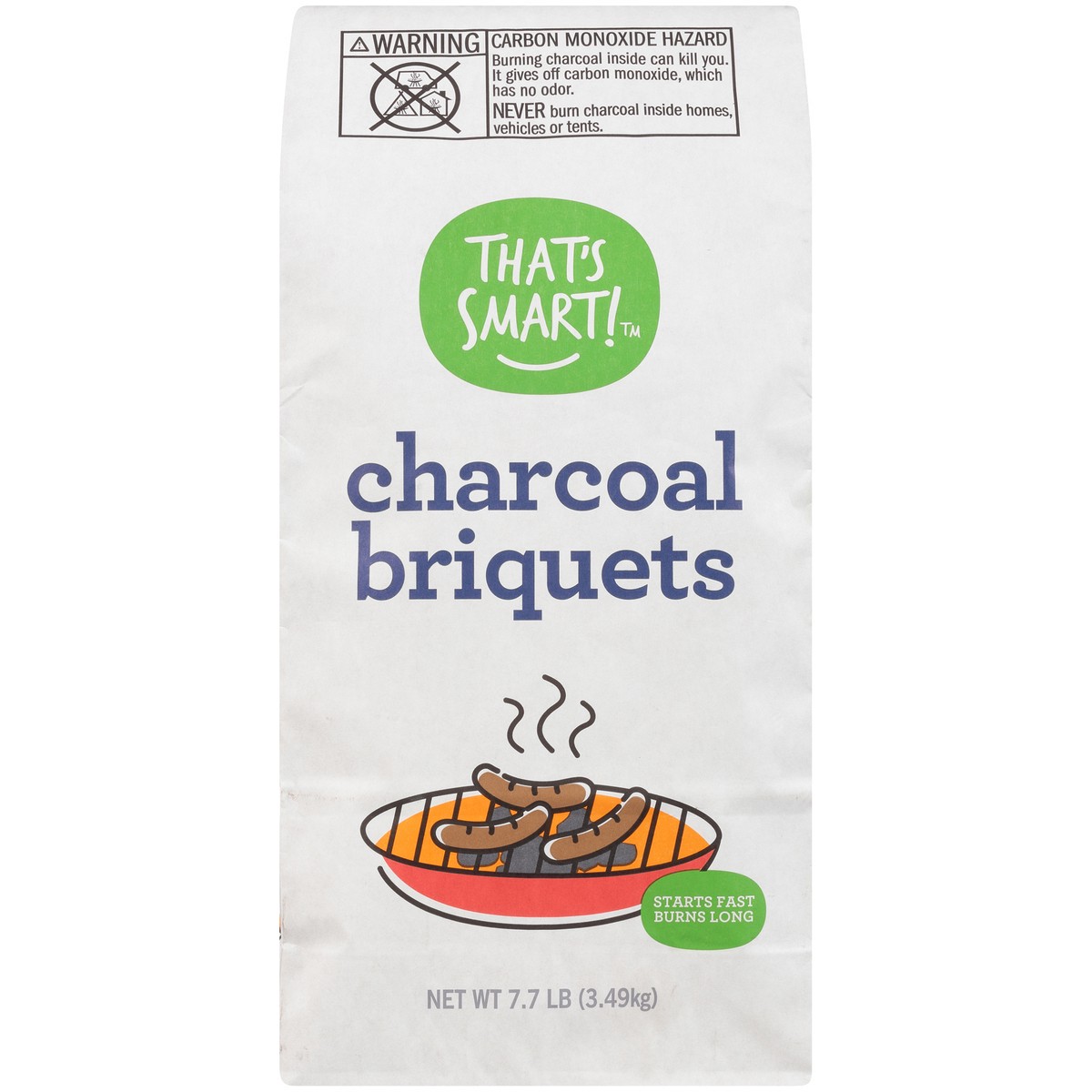 slide 11 of 13, That's Smart! Charcoal Briquets, 7.7 lb