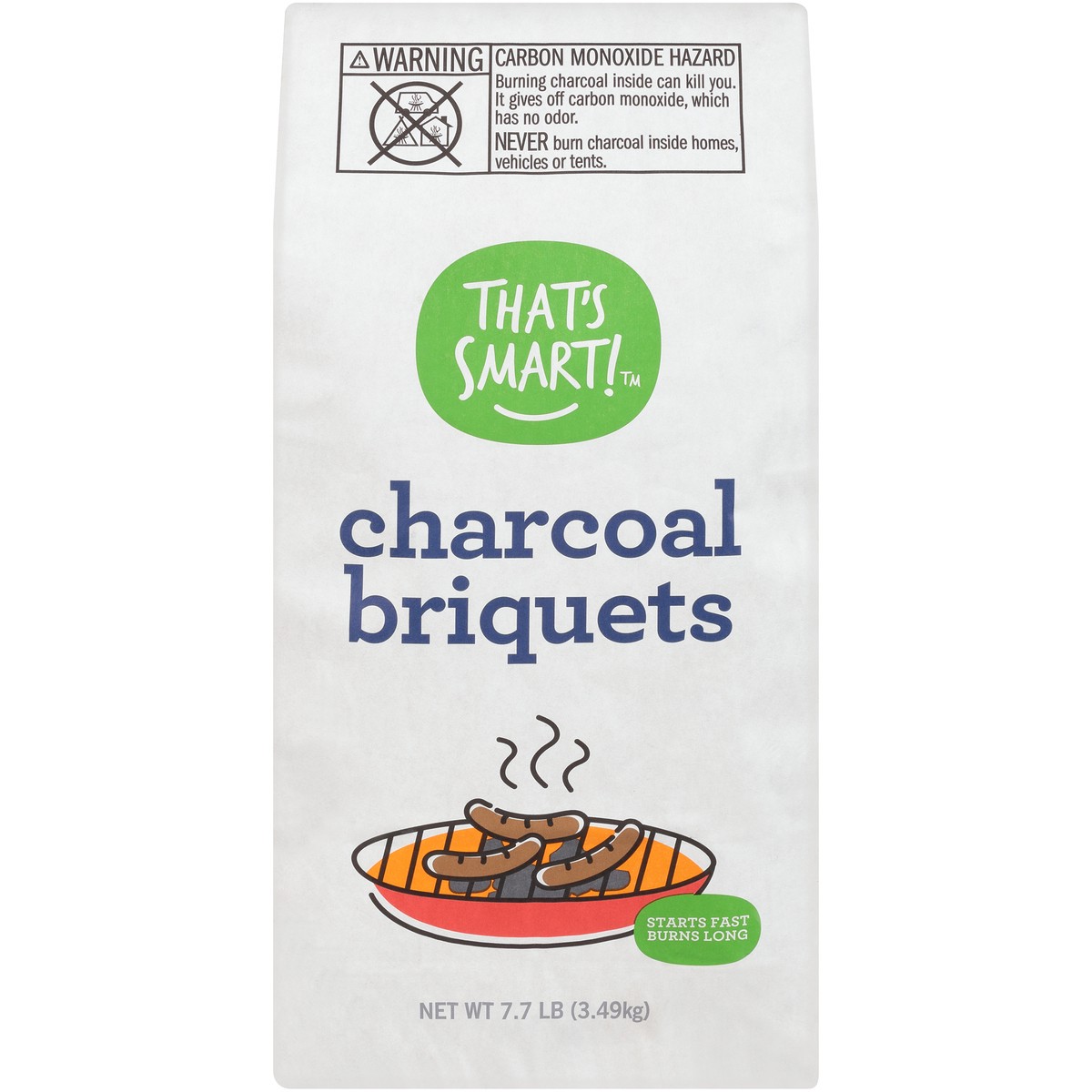 slide 1 of 13, That's Smart! Charcoal Briquets, 7.7 lb