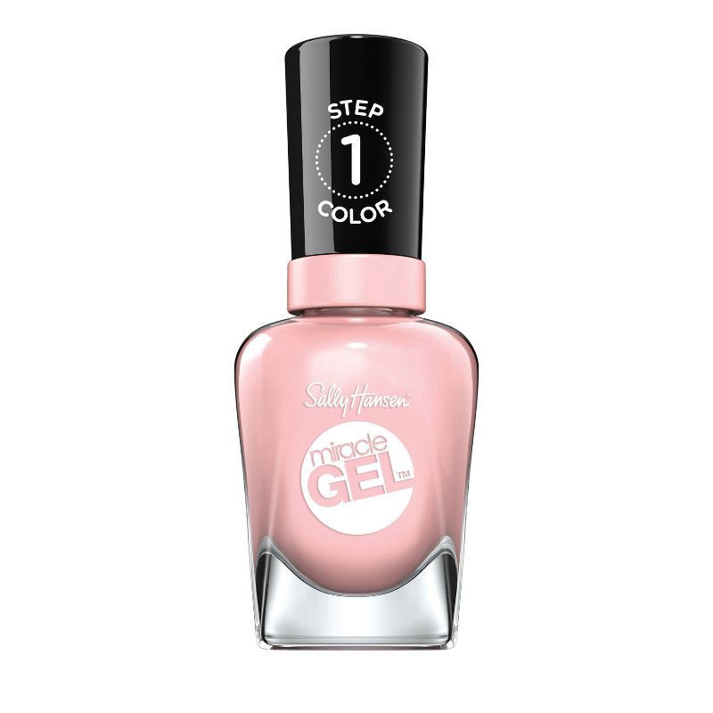 slide 1 of 4, Sally Hansen Miracle Gel, Regal Rose, Gel Nail Polish, Chip-Resistant Nail Polish, Lasts up to 8 Days, 0.5 fl oz, 14.70 mL