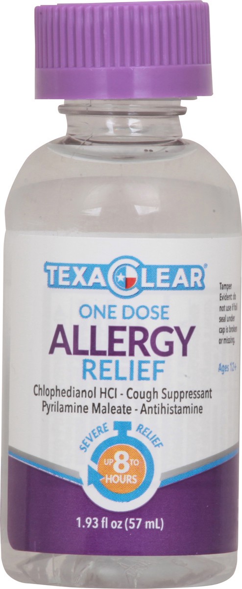 slide 9 of 11, Texa Clear Ages 12+ Years One Dose Allergy Relief 1.93 oz, 1.93 oz