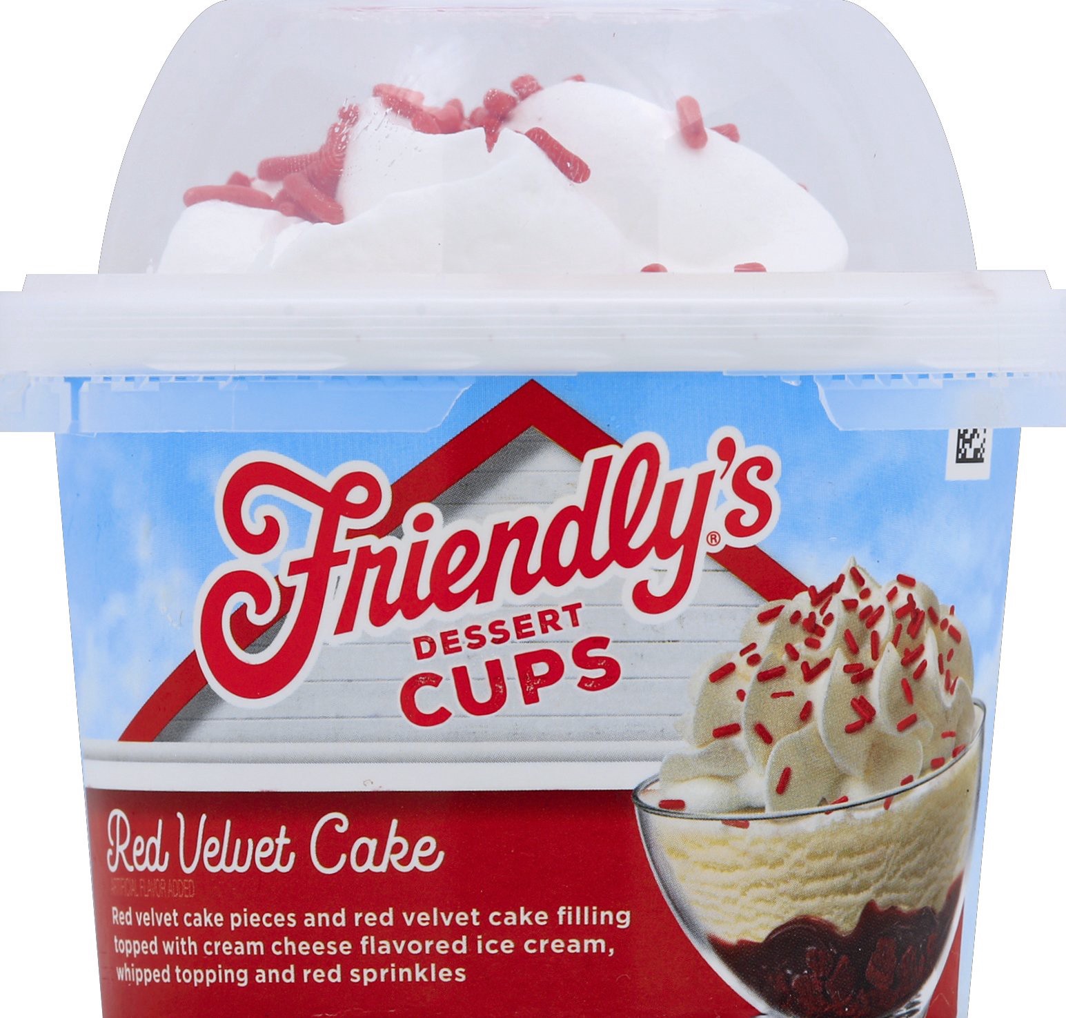 slide 1 of 1, Friendly's Red Velvet Cake Dessert Cup - 8.5 Fl Oz, 8.5 oz