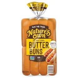 Nature's Own Hot Dog Buns, Butter