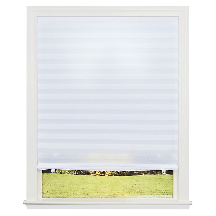 slide 1 of 10, Redi Shade Light Filtering Cordless Fabric Window Shade - White, 36 in x 72 in