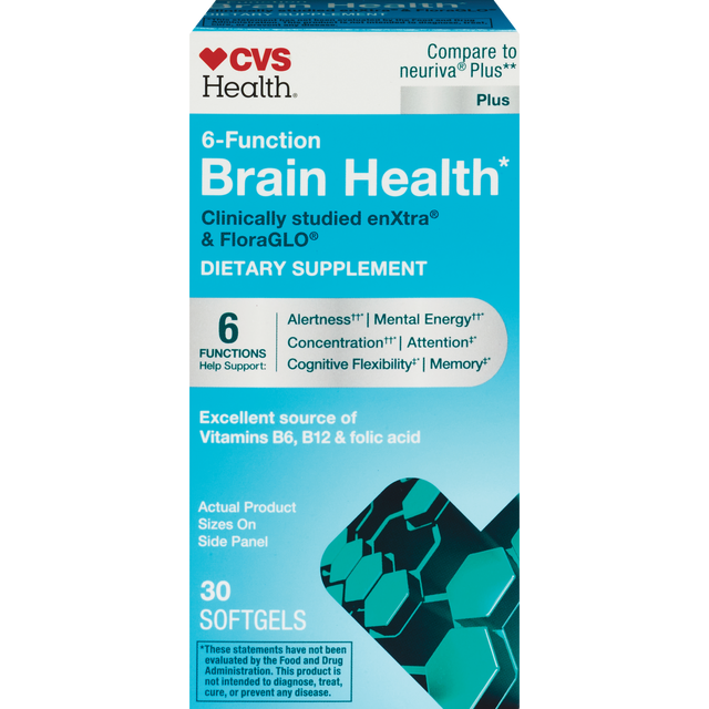 slide 1 of 1, CVS 6 Func Brain Hlth, 1 ct