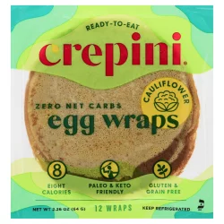 Crepini Egg Wraps with Cauliflower 12 ea