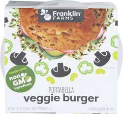 Franklin Farms Portabella Veggie Burger 4 Patties