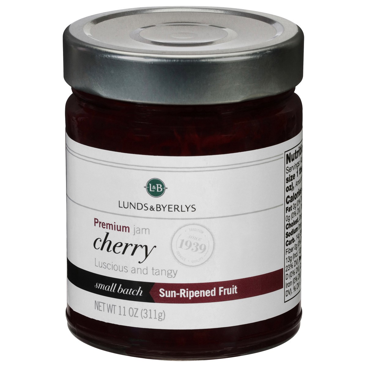 slide 3 of 9, Lunds & Byerlys Premium Cherry Jam 11 oz, 11 oz