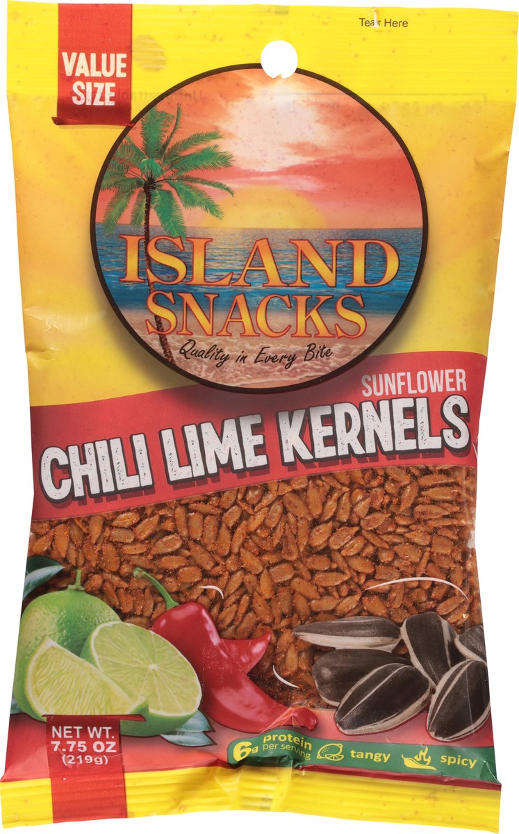 slide 6 of 13, Island Snacks Sunflower Chili Lime Kernels Value Size 7.75 oz, 7.75 oz