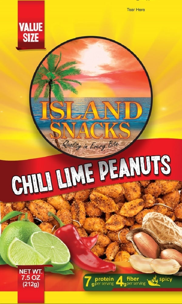 slide 1 of 1, Island Snacks Value Size Chili Lime Sunflower Kernels, 7.75 oz