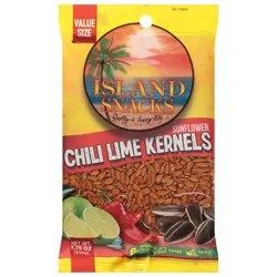 Island Snacks Sunflower Chili Lime Kernels Value Size 7.75 oz