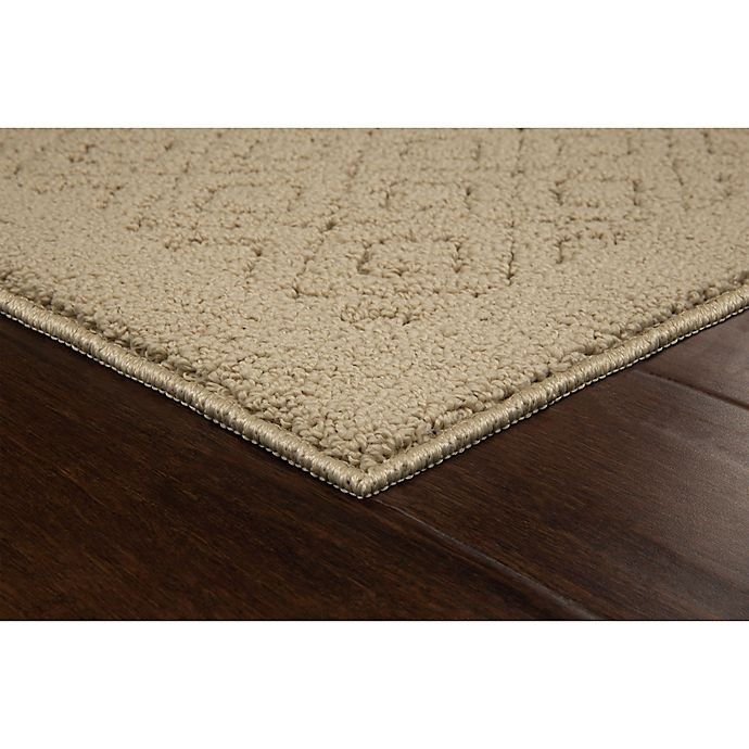 slide 3 of 7, Maples Rugs Diamond 1'6 x 2'5 Tufted Accent Rug - Tan, 1 ct