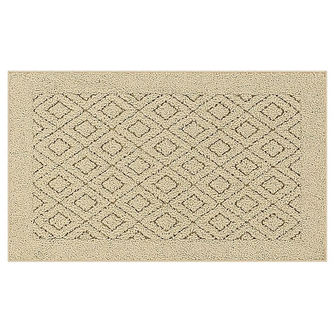 slide 1 of 7, Maples Rugs Diamond 1'6 x 2'5 Tufted Accent Rug - Tan, 1 ct