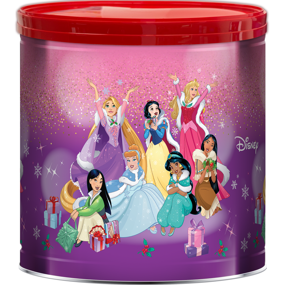 slide 2 of 2, Giftpop Disney Pricesses Variety Popcorn Holiday Bucket - 21 oz, 1 ct