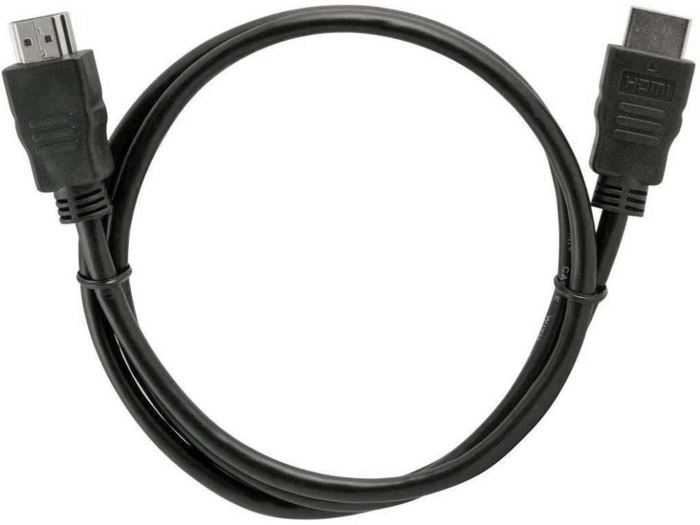 slide 1 of 1, Everyday Living Tech 3-Foot High-Speed Hdmi Cable With Ethernet - Black, 1 ct