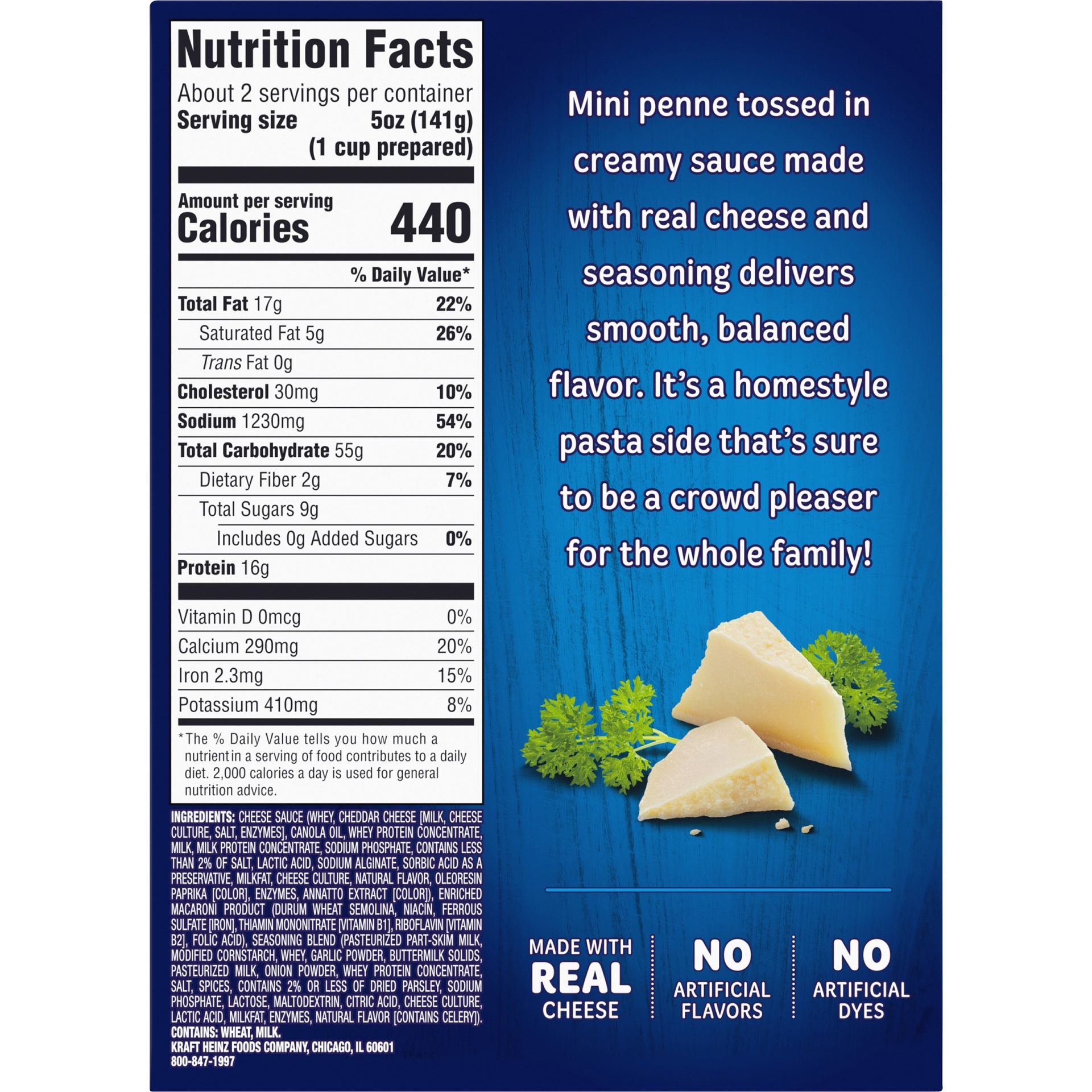 Kraft Pasta Sides Creamy Alfredo Penne 9.25 oz Shipt