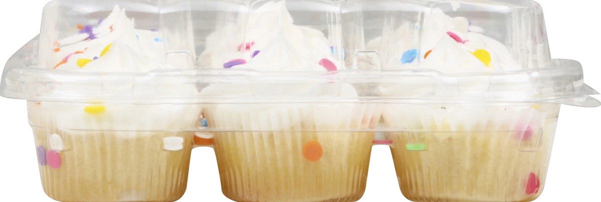 slide 3 of 4, Harris Teeter Fresh Foods Market Cupcakes - Mini Vanilla, 12 ct