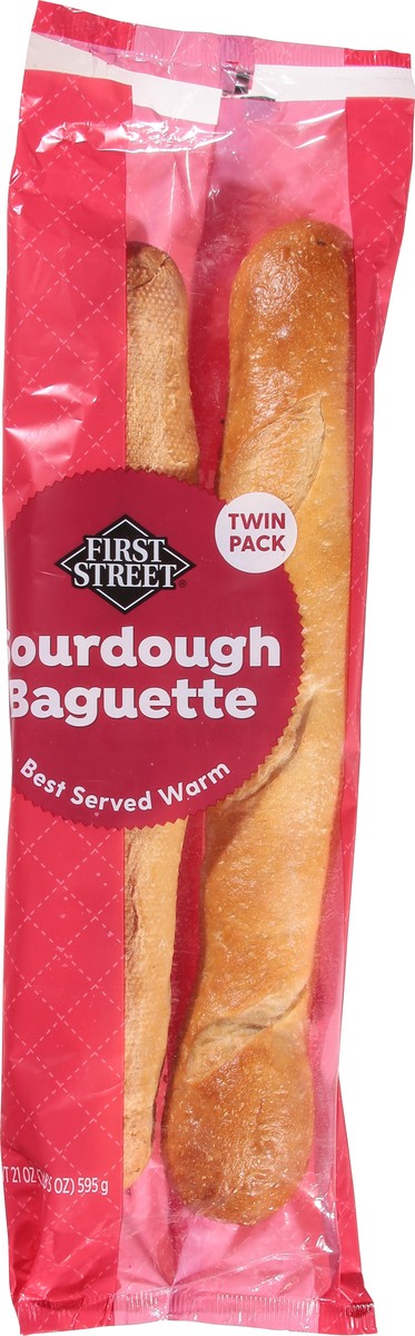 slide 10 of 13, First Street Sourdough Baguette, 21 oz