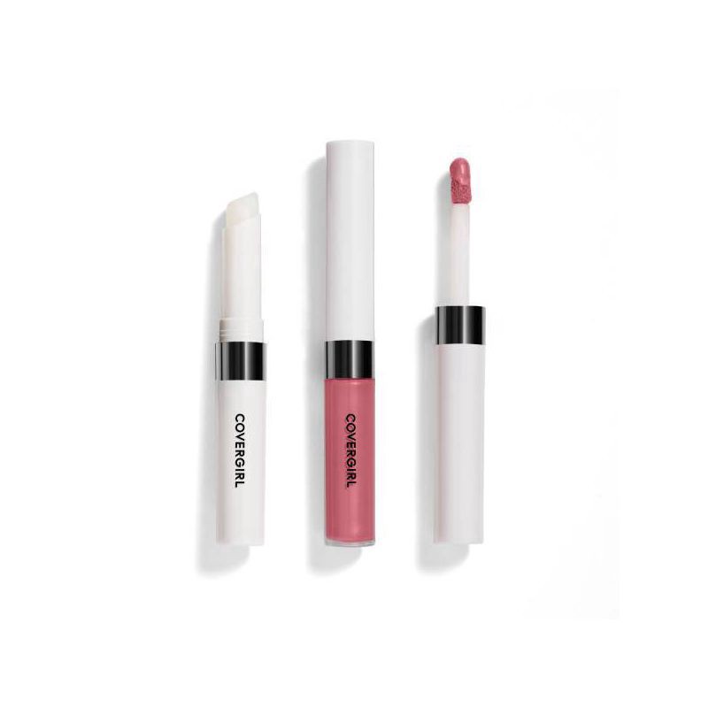 slide 4 of 7, Covergirl Outlast All-Day Lip Color with Topcoat - Always Rosy 549 - 0.07 fl oz, 0.13 oz