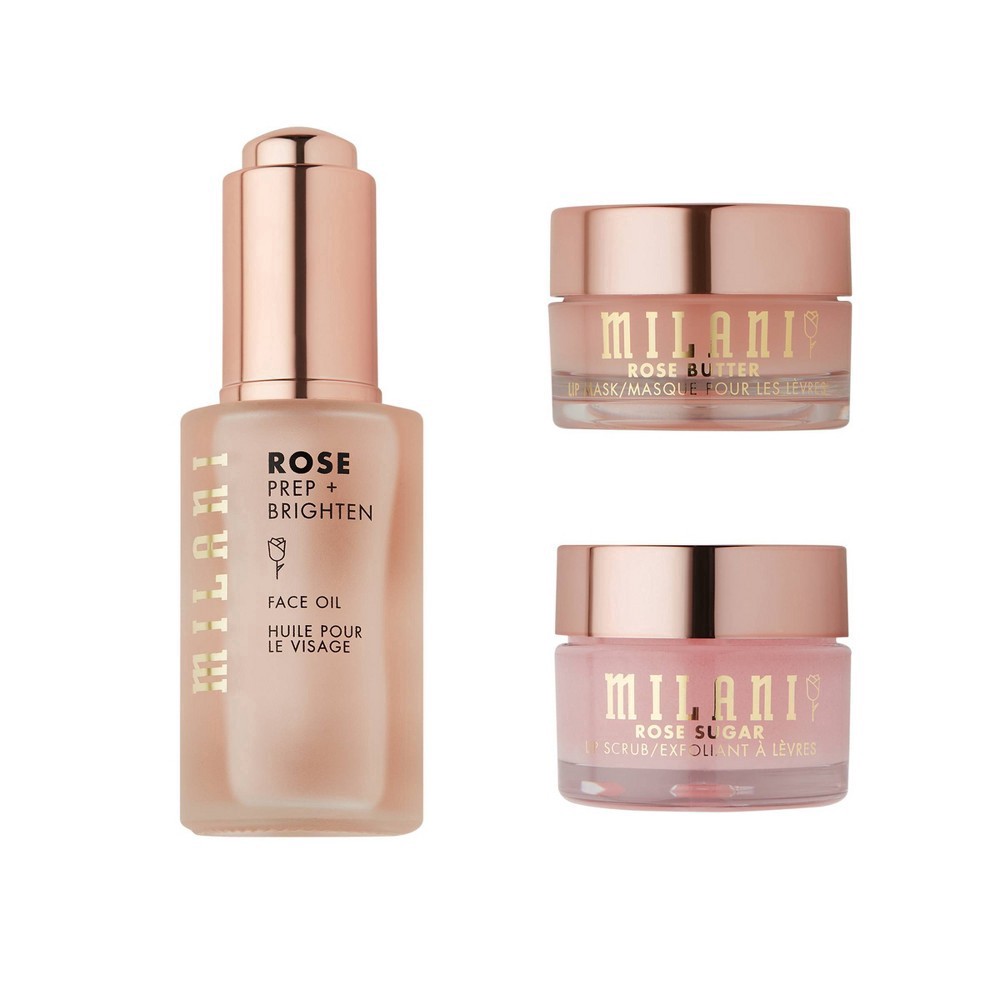 slide 4 of 5, Milani Prep and Brighten Rose Face Oil, 1 fl oz