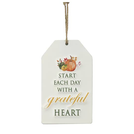 slide 1 of 2, 8" Grateful Metal Wall Decor By Ashland, 4.72 in x 0.38 in x 7.87 in