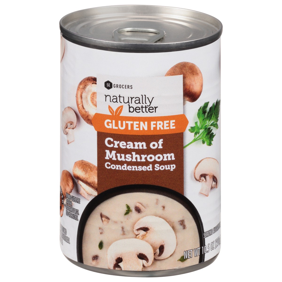 slide 10 of 13, SE Grocers  Naturally Better Cream Of Mushroom, 10.5 oz