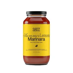 Sauz Zesty Citrus Summer Lemon Marinara Tomato Sauce 25 oz