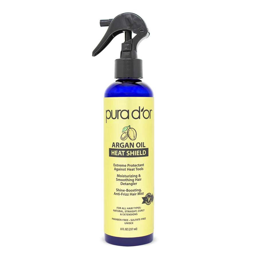 slide 1 of 1, Pura d'or Argan Oil Heat Shield, 8 oz