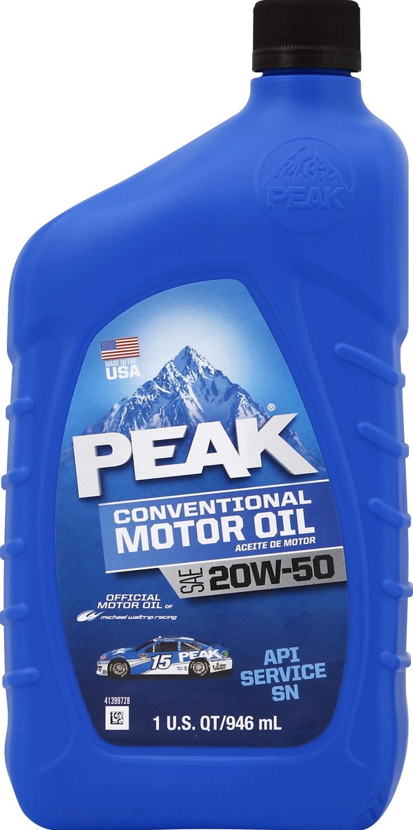 slide 1 of 4, PEAK Motor Oil 1 qt, 1 qt