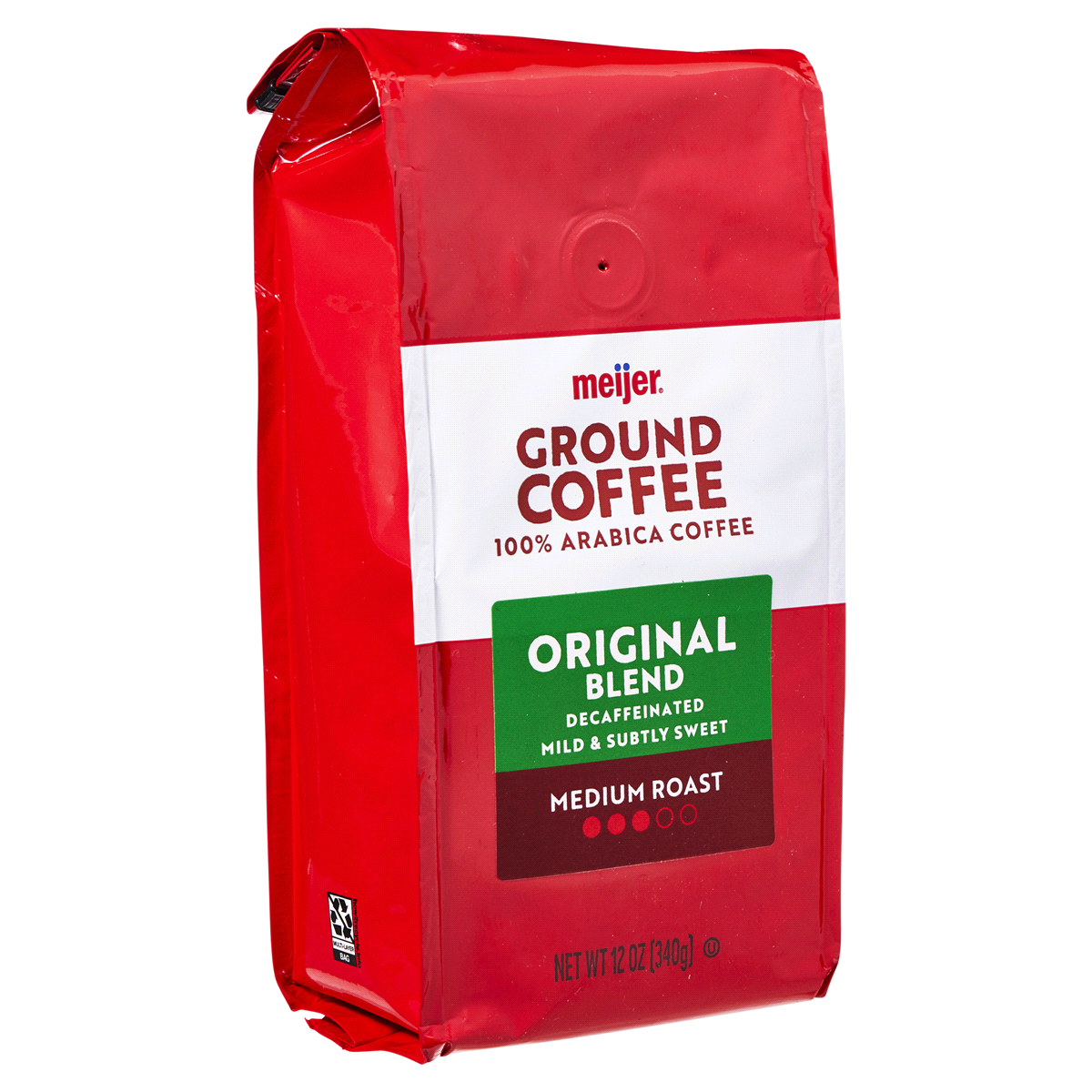 slide 9 of 29, Meijer Original Decaf Ground Coffee - 12 oz, 12 oz