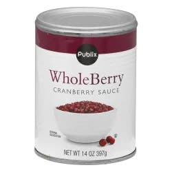 Publix Whole Berry Cranberry Sauce
