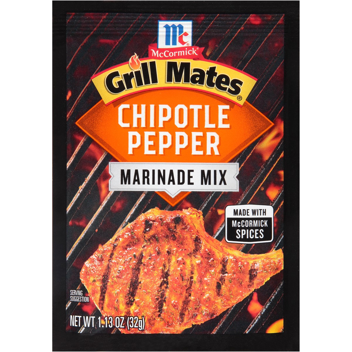 slide 4 of 7, McCormick Grill Mates Chipotle Pepper Marinade - 1.13oz, 1.13 oz