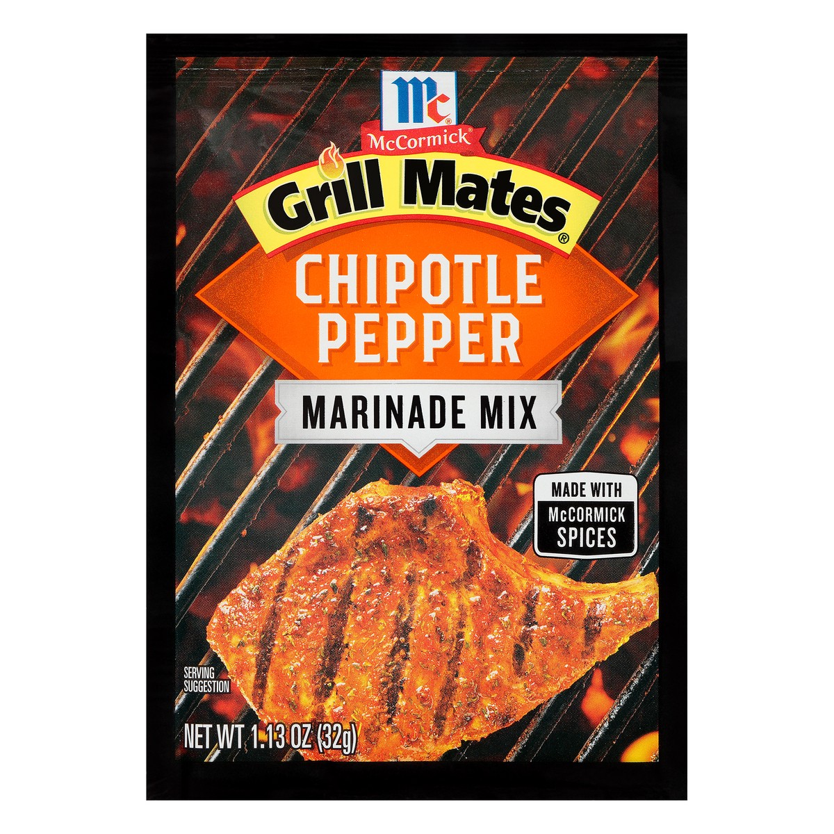 slide 1 of 7, McCormick Grill Mates Chipotle Pepper Marinade - 1.13oz, 1.13 oz