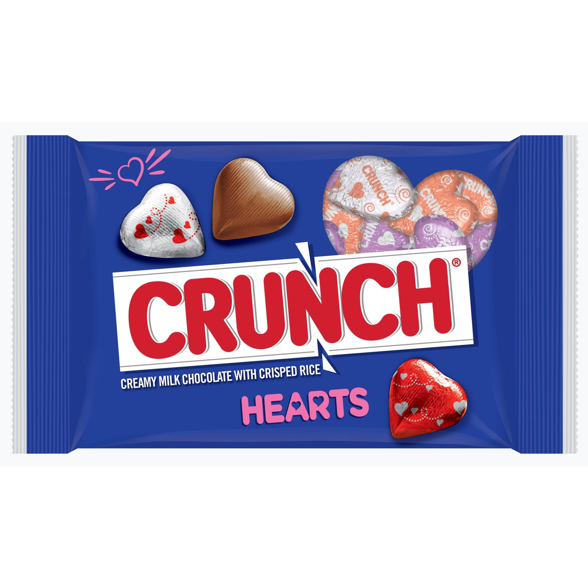 slide 1 of 2, Crunch Valentine's Hearts, 9 oz