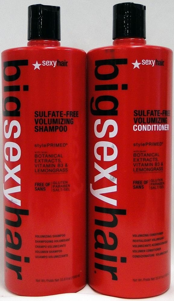 slide 1 of 1, Big Sexy Hair Volume Shampoo & Conditioner, 33.8 fl oz