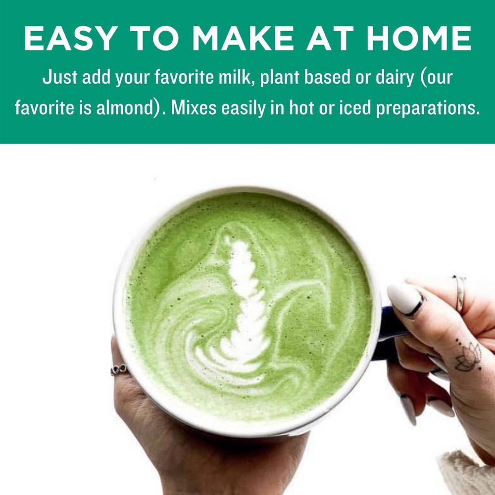 slide 8 of 9, Jade Leaf Matcha Jade Leaf Organic Matcha Latte Mix - 5.3 oz, 2.47 oz