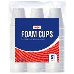 Meijer Insulated Foam Cups