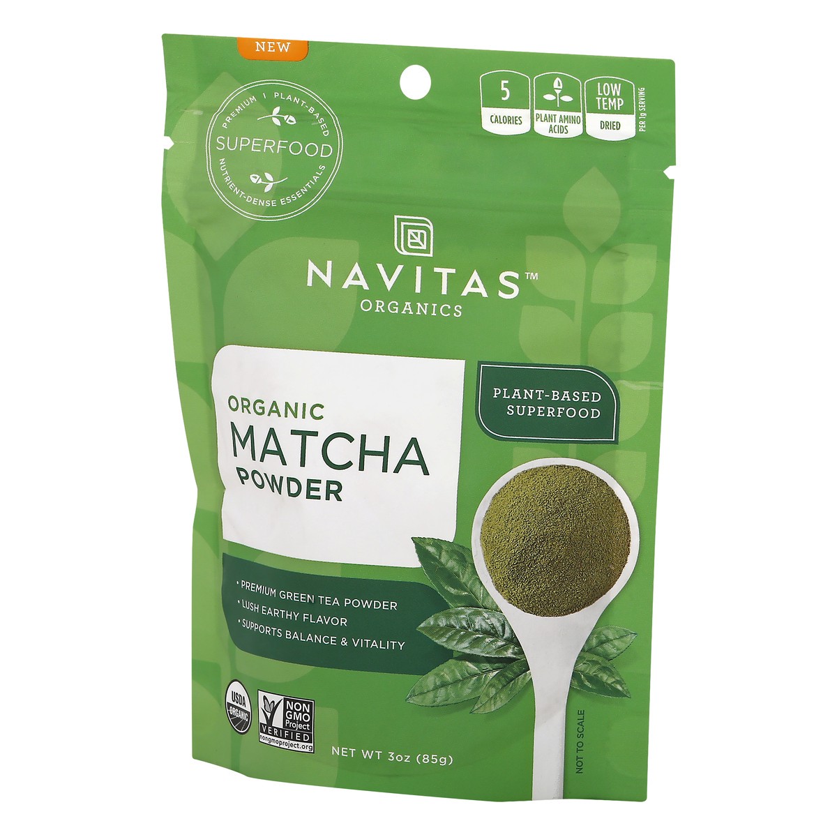 slide 4 of 12, Navitas Organic Matcha Powder - 3 oz, 3 oz