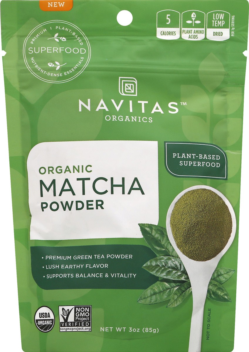 slide 2 of 12, Navitas Organic Matcha Powder - 3 oz, 3 oz