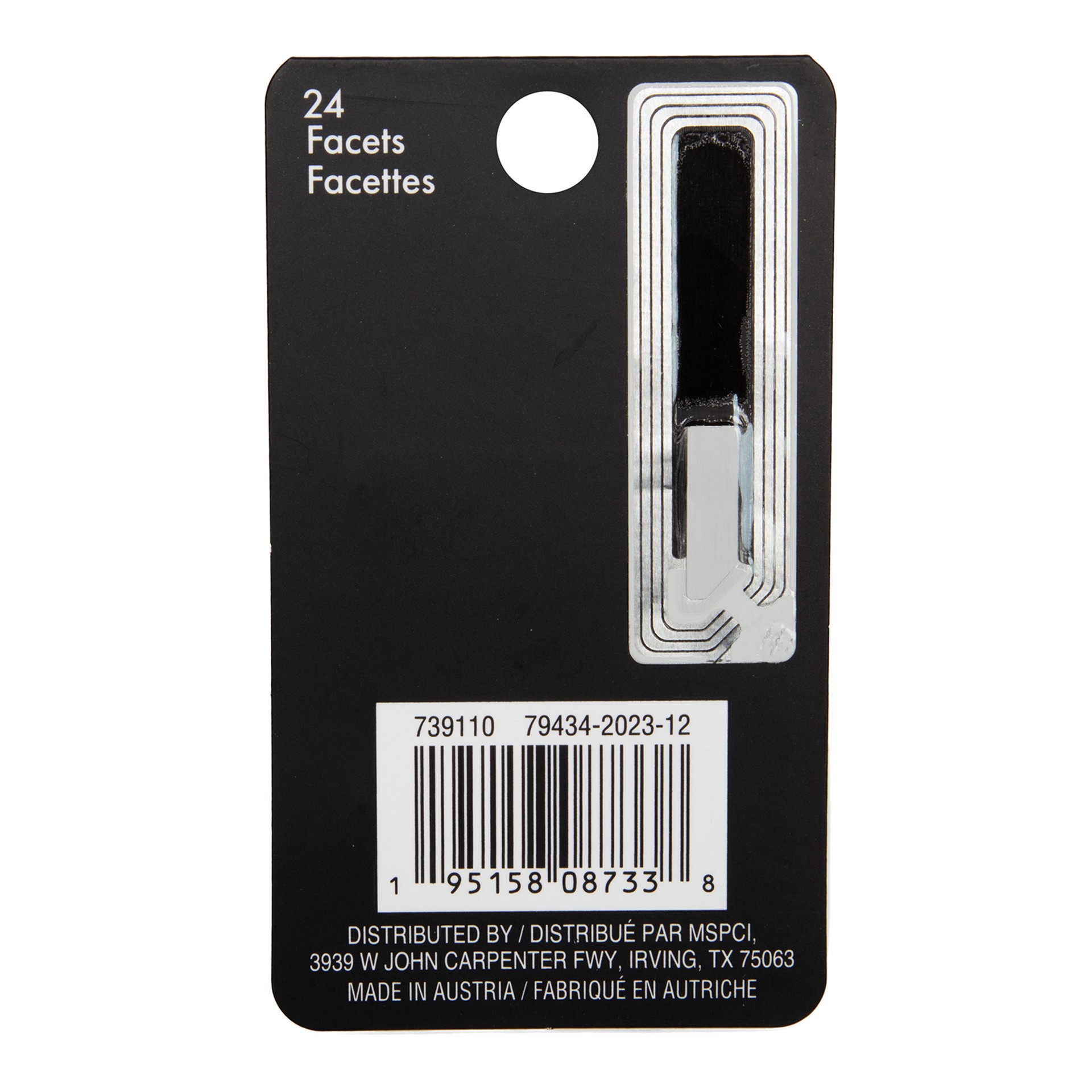 slide 2 of 5, 14mm Crystal Ab Emerald Cut Sew-On Austrian Crystals By Bead Landing, 2ct., 14mm